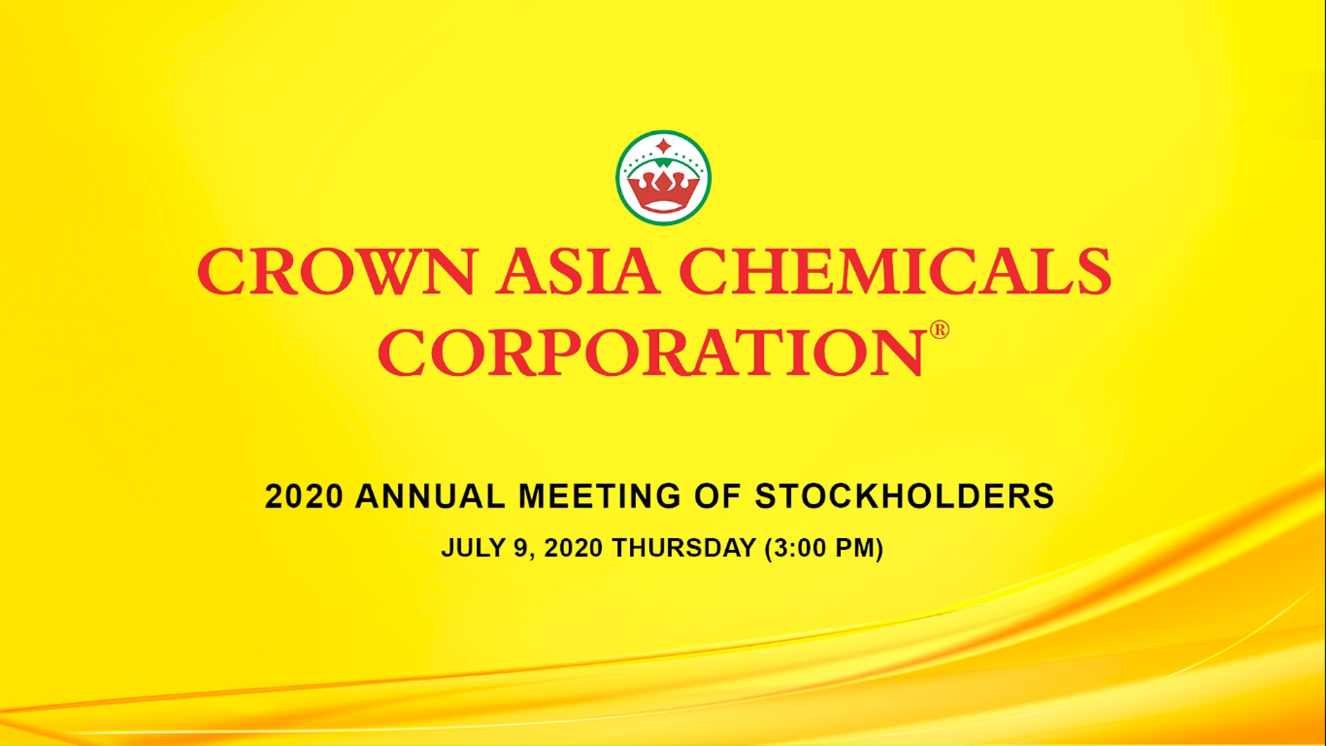 Crown Asia Chemicals Corporation - News